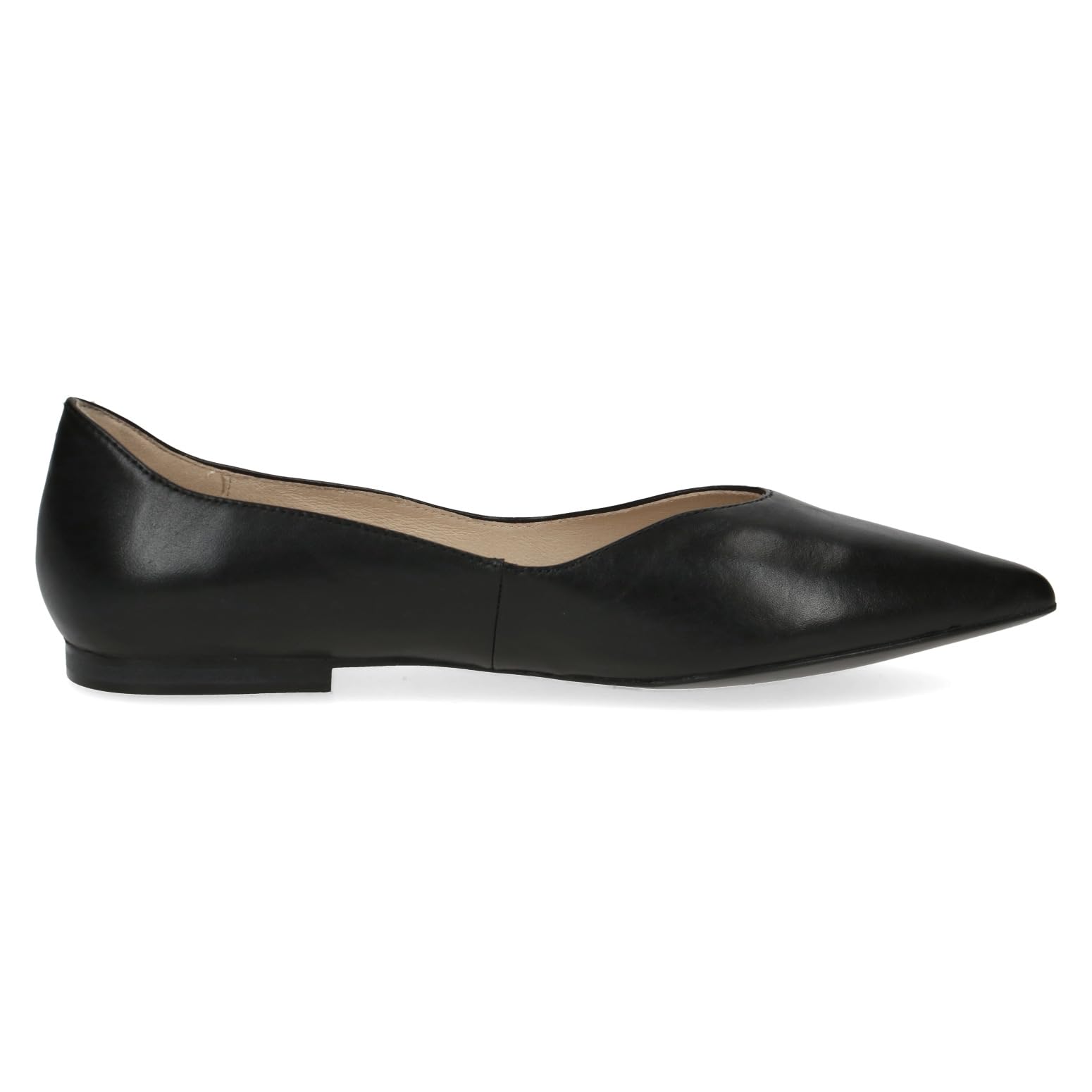Caprice Damen Ballerinas aus Leder Spitz