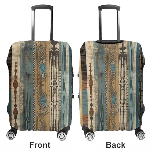 Pillars And Totems Luggage Covers Tsa Approved Suitcase Cover Elastic Washable Luggage Sleeve Carry on Cover Protector Anti-Scratch Suitcase Protector Fits 19-30 Inch Case(L)3