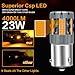 UPXSXT 2Pcs PY21W 1156 7507 BAU15S LED Turn Signal Bulb, CANBUS Error Free Anti Hyper Flash Replacement Bulb 300% Super Bright Amber 30-SMD 25W 4000LM