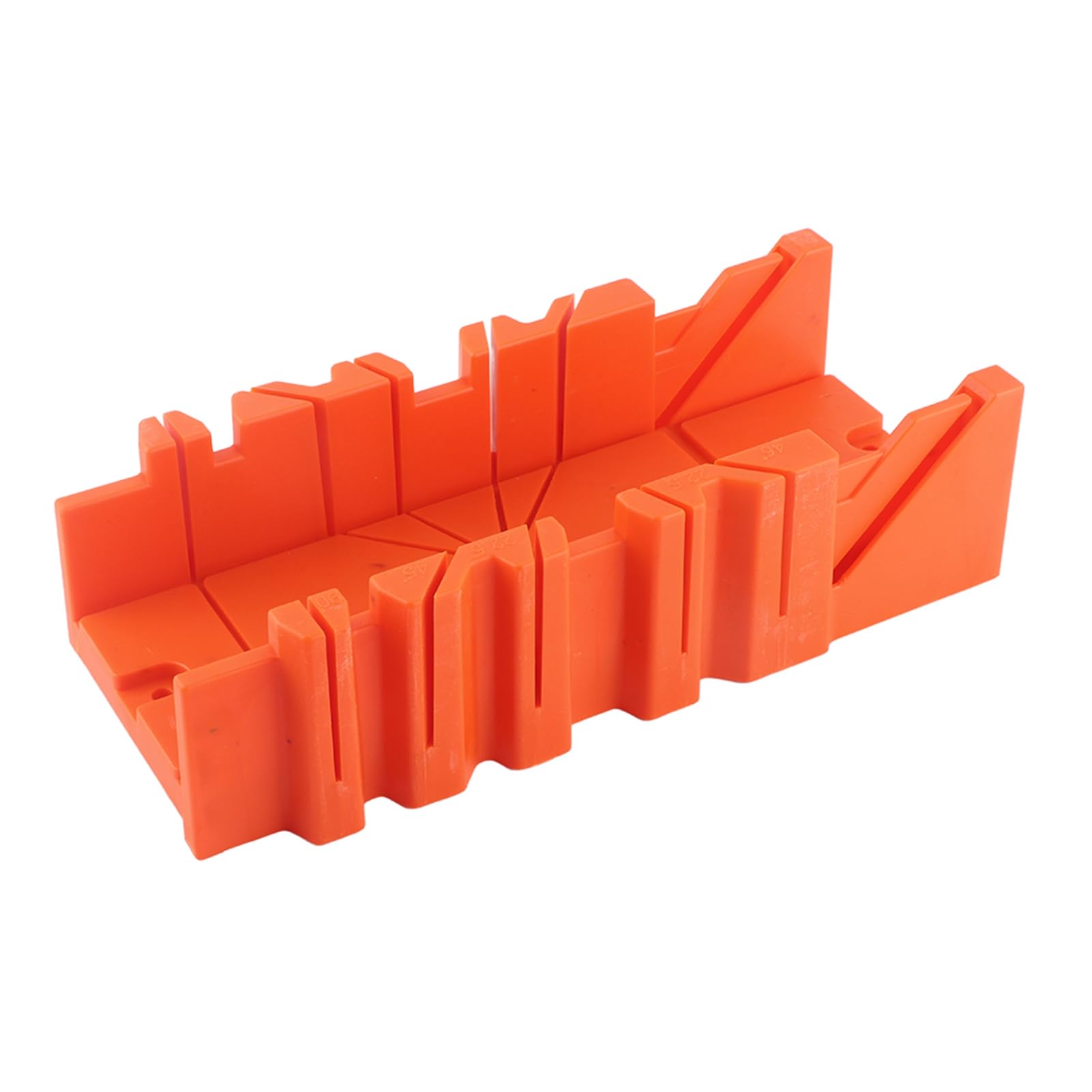 Caja de Ingletes de Sujeción de Múltiples ángulos de 12 Pulgadas con Sierra Trasera de 14 Pulgadas, para Cortar Diferentes Materiales en ángulos de 90°, 45° y 22,5°, Incluye