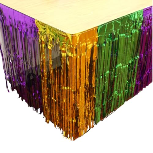 Polyester RecTurquoisele Table Skirt, 17' X 29