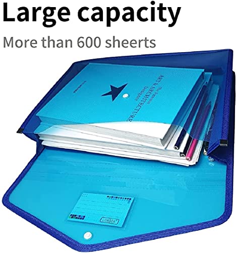 FEDUS Document Holder Envelope Folder,File Storage Bag withSnap Button ...