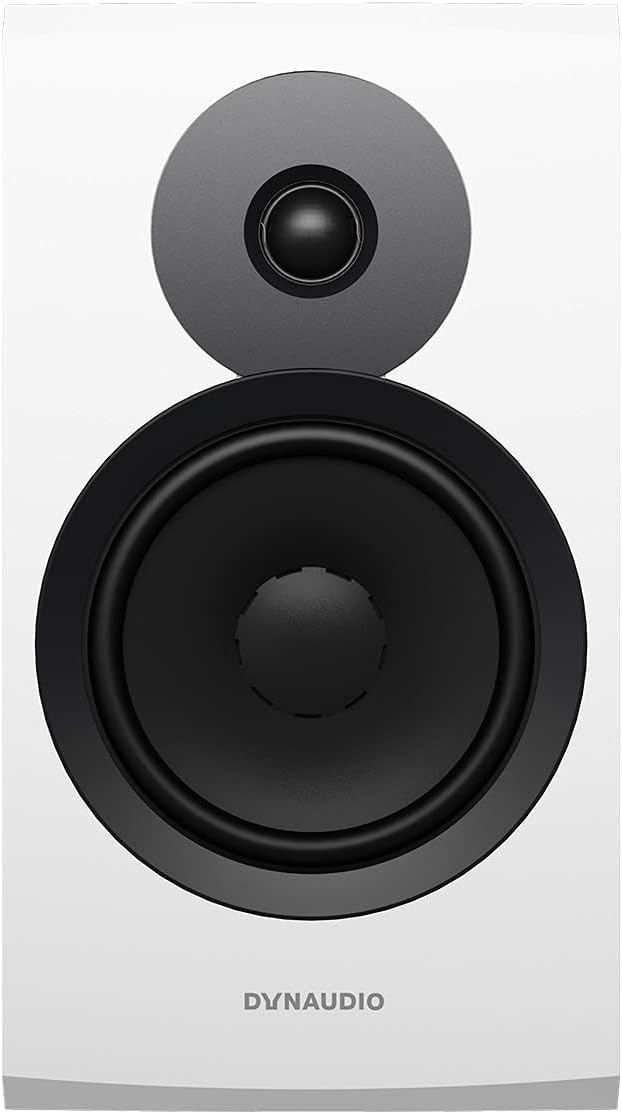 DYNAUDIO Emit 20 Compact Bookshelf Speaker - Pair (White Satin)