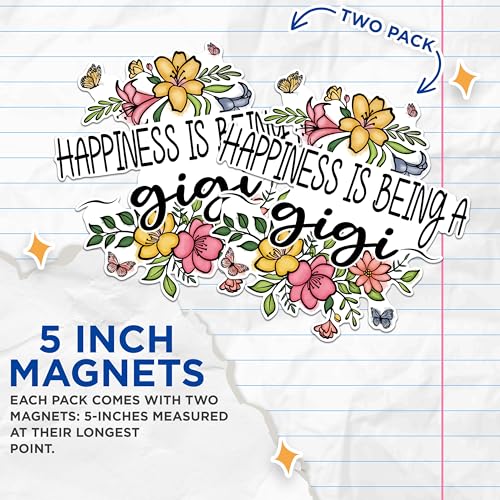 Imanes Decorativos Gigi Pack de 2, 5 pulg miniatura 4