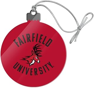 GRAPHICS & MORE Fairfield University Stags Logo Acrylic Christmas Tree Holiday Ornament