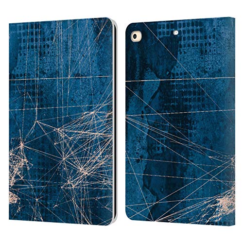 Housse cuir iPad 9.7 LebensArt anti-rayure bleu cuivré pour éviter les chocs