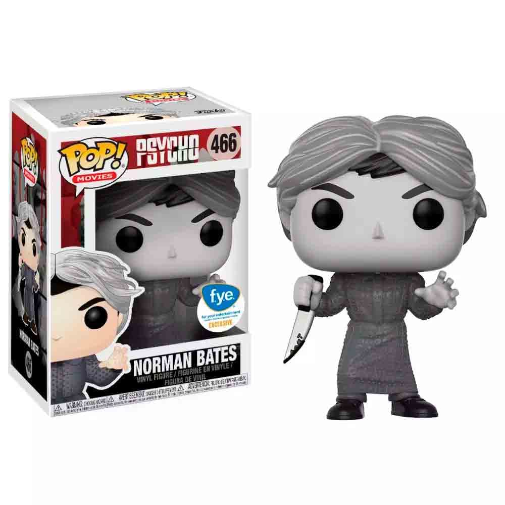 Funko Pop Norman Bates Figure Black/White
