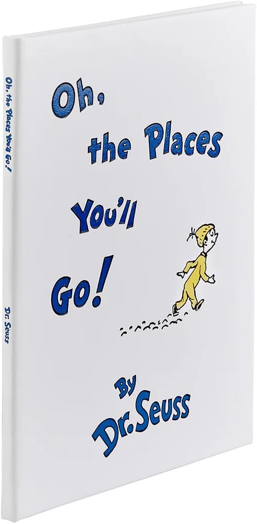 Graphic Image Oh, the Places You'll Go! by Dr. Seuss – Premium Bonded Leather Edition, Handcrafted in the USA (8.38 x 11.31-56 Pages)