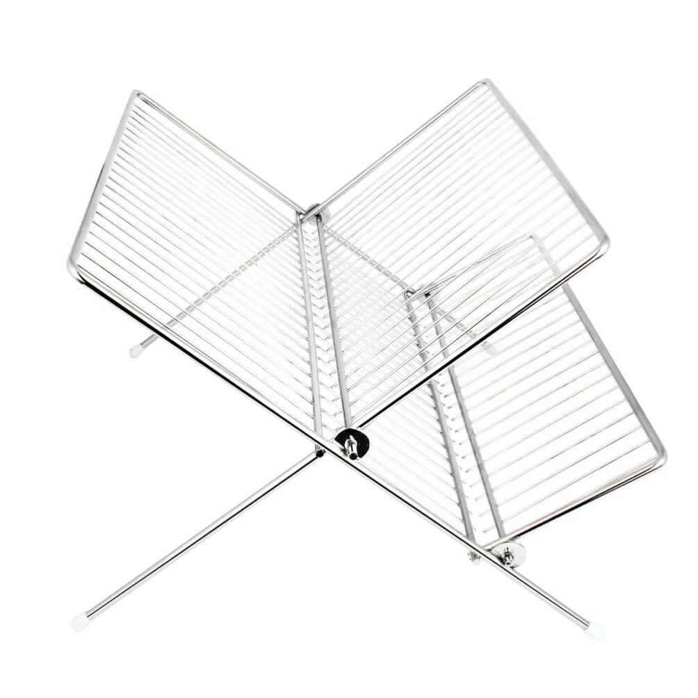 Cabilock 1 Pc Rejilla De Drenaje Escurridor De Cocina sobre El Fregadero Plato De Secado Colador De Plato Estantes para Secar Platos Soportes De Estante Metal Acero Inoxidable Tendedero