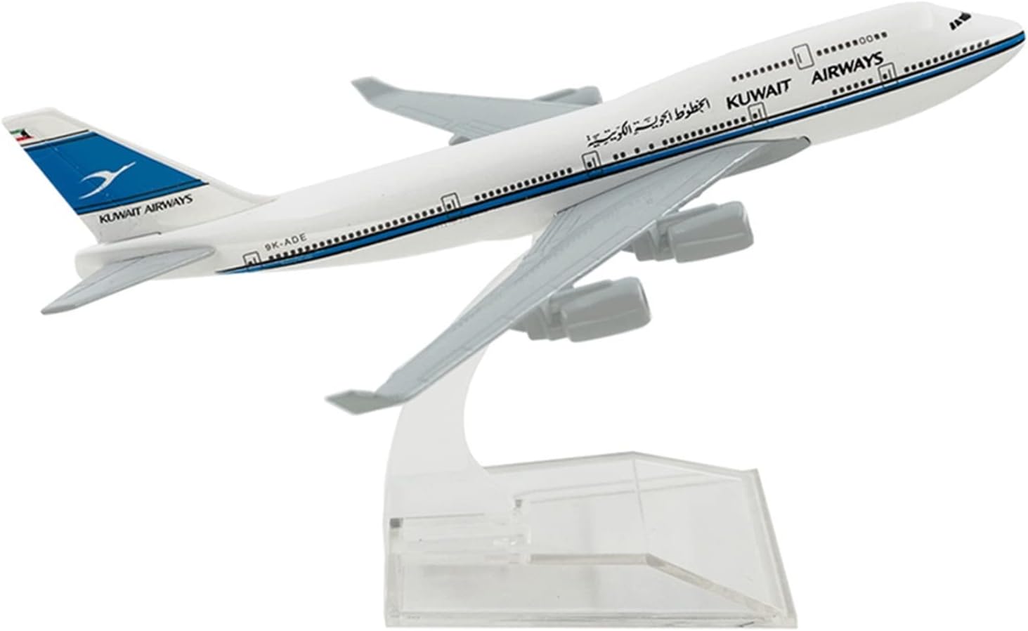 1 400 for Kuwait Airways Boeing B747 16cm Airplane Model Children Gift Collection Toy Car Hobby Playgame Kit