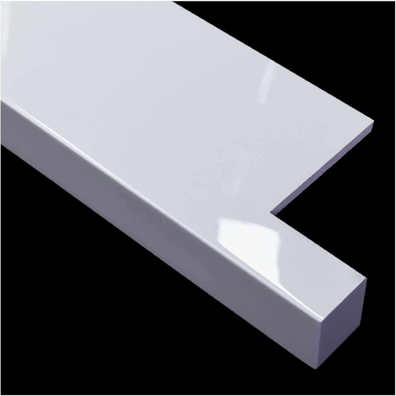 Window Sill Protector - Modern Nosing Cover, Cuttable and Wipeable Ledge Guard, Durable Surface Protection for Apartments, Adjustable Length 60cm to 180cm
