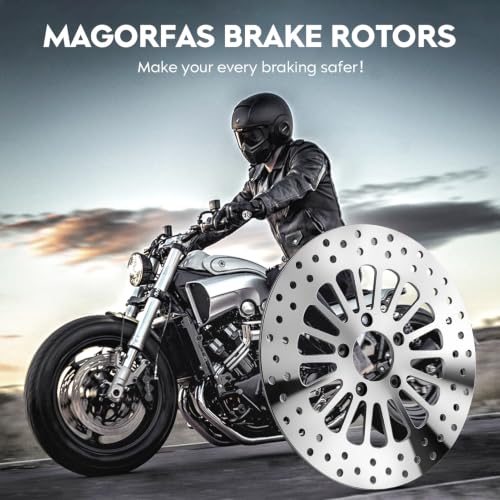 11.8" Rear Brake Rotors Disc with Bolts Fit for Harley Road King/Electra Glide/Street Glide/Road Glide 2008 2009 2010 2011 2012 2013 2014 2015 2016 2017 2018 2019 2020 2021 2022-1 Pc by Magorfas - Used condition - Image 7
