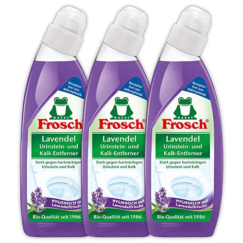 Frosch Lavande Lot de 3 flacons de nettoyant liquide pour toilettes 3 x 750 ml