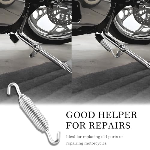 Image of Motorcycle Kickstand Spring,Galvanic Spring Parts Replacement OEM# 50005-85A Compatible with Harley 1991-1998 Touring Electra Glide Road King Road Glide,Professional Motorcycle Accessories (Pack of 2)