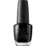 OPI Nail Lacquer, Opaque & Vibrant Crme Finish Black Nail Polish, Up to 7 Days of Wear, Chip Resistant & Fast Drying, Black Onyx, 0.5 fl oz