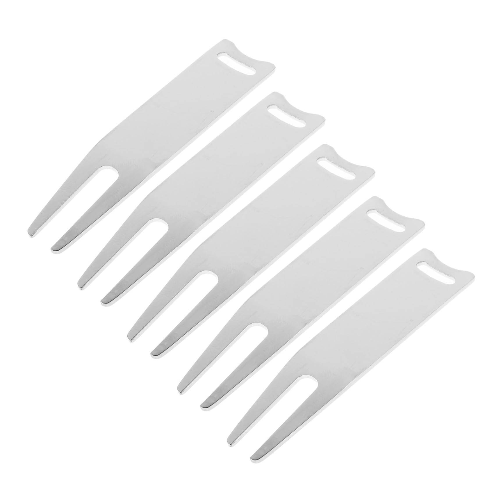 Yardwe Pitchgabeln Für Den Golfsport Gadgets Golf-Marker-Hut-Clip Golfball Marker Golf Zubehör Golfwerkzeug Reparieren Reparaturwerkzeug Für Golfschläger Eisen Silver