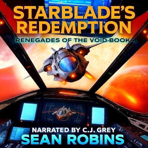 Starblade’s Redemption Audiolibro Por Sean Robins arte de portada