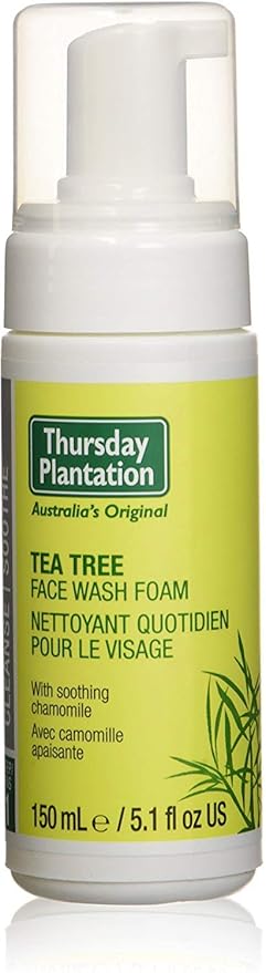 thursday plantation tea tree face wash foam