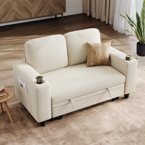LINSY HOME Loveseat Sofa mit Stauraum – Bequemes...