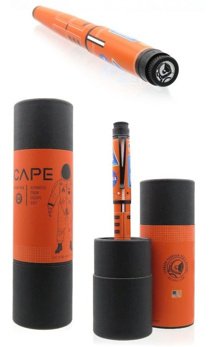 Amazon | Retro 1951 Tornado 万年筆、エスケープ、Mペン先 - ブラック