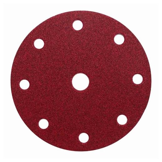 Klingspor PL 28 CK Schleifscheibe | Ø 150 mm | 9 Loch / 8+1-Festo-Lochung (GLS 1) | 50 Stück | Körnung: P120