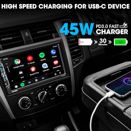 Radio Carplay Doble Din 7" con Pantalla Táctil IPS miniatura 4