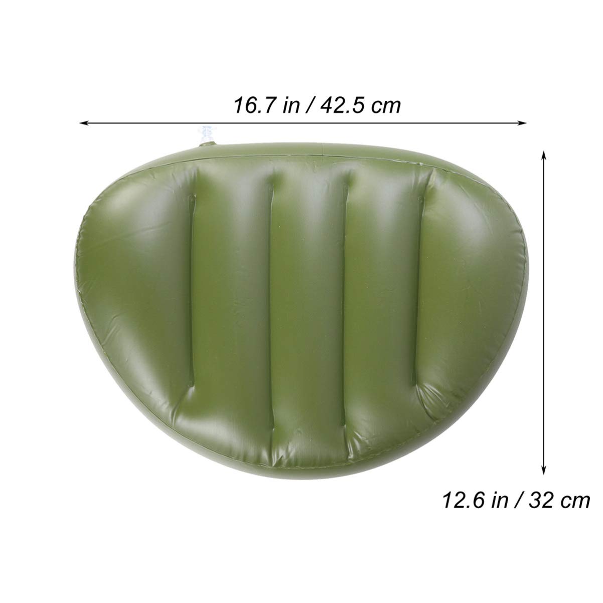 BESPORTBLE Fishing Kayak Kayak Cushion Boat Seats Inflatable Cushion Fishing Boat Cushion Kayak Cushion Fishing Boat Pad Cushion 2Pcs (Green) Boat Cushions Inflatable Boat Outdoor Chair Cushions
