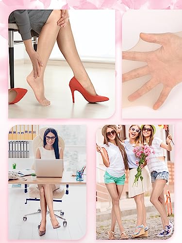 Foaincore 24 Pairs Pantyhose Bulk Women's Control Top Pantyhose Multipack Stockings Sheer Tights for Women4