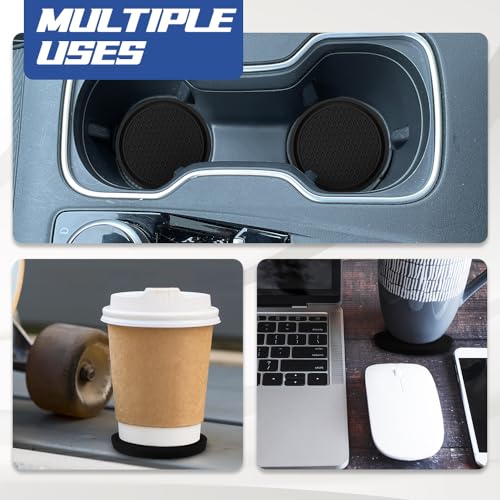 Portavasos de silicona antideslizante para auto 2.75 pulg miniatura 6