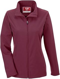 Team 365 Ladies Leader Soft Shell Jacket (Large, Sport Maroon)