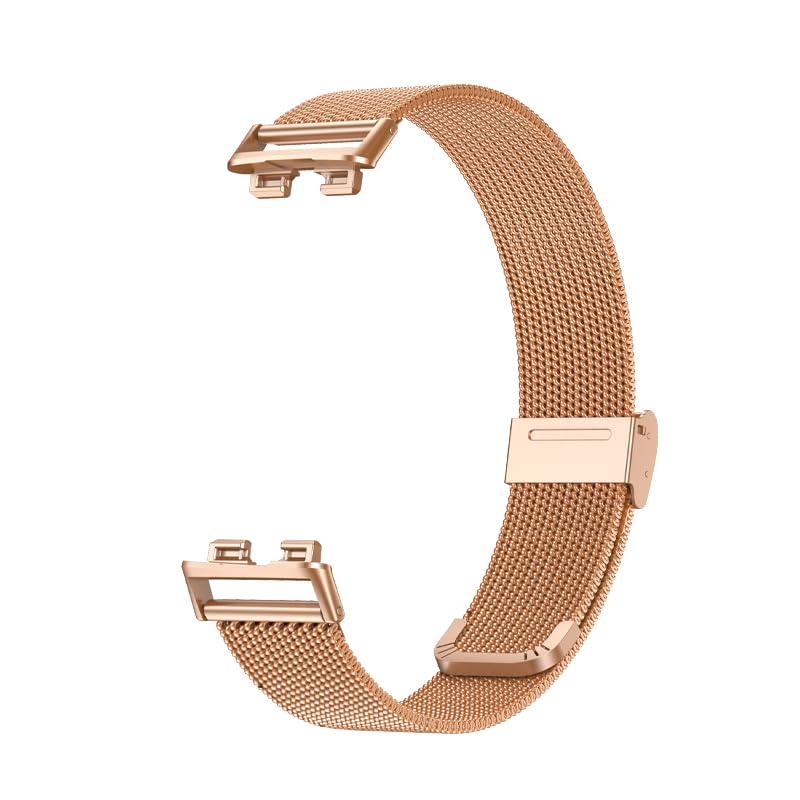 Correa metálica de malla ajustable para Huawei Band 8 miniatura 3