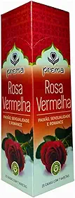 Incenso Indiano Prema Rosa Vermelha - Atrai Amor Cx.25un.7v.
