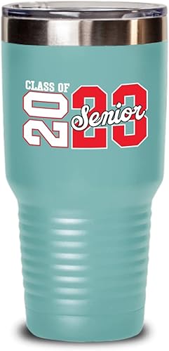 Miniatura 3 de Class Of 2023 - Taza para personas mayores regalos para hijo o hija de secundaria niñas y niños que él de regreso a la escuela 2023 acero inoxidable