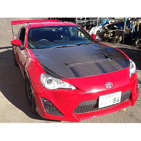 Amazon 即納 ８６ ｂｒｚ カーボンボンネット エアロ形状 タイプ２ 一本ダクト レインガード付 ｄｓｐｅｅｄ ボンネット 車 バイク