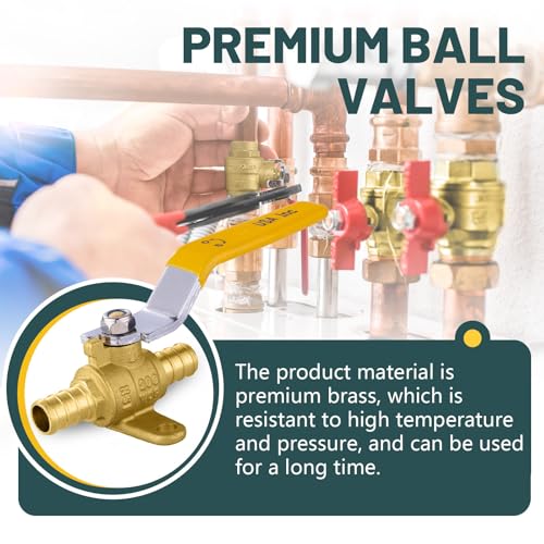 Válvula de bola de cierre Pex para líneas de combustible y sistemas de tuberías de aceite 5