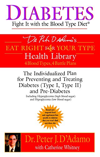 Diabetes: Fight It with the Blood Type Diet: The Individualized Plan for Preventing and Treating Diabetes (Type I, Type II) and Pre-Diabetes (Eat Right 4 Your Type)