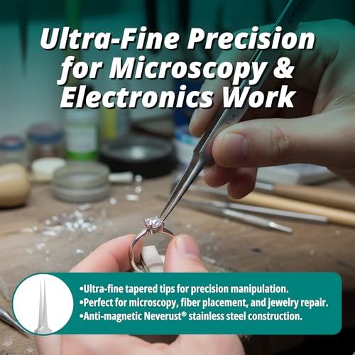 Pince à épiler EXCELTA 5-SA Tools, l'instrument de haute précision - 3