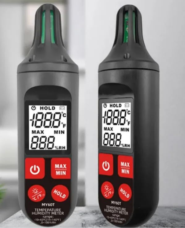 Digital Hygrometer MY60T ProfessionalHygrothermograph 2 in 1 LCD Display TempHumidity Meter