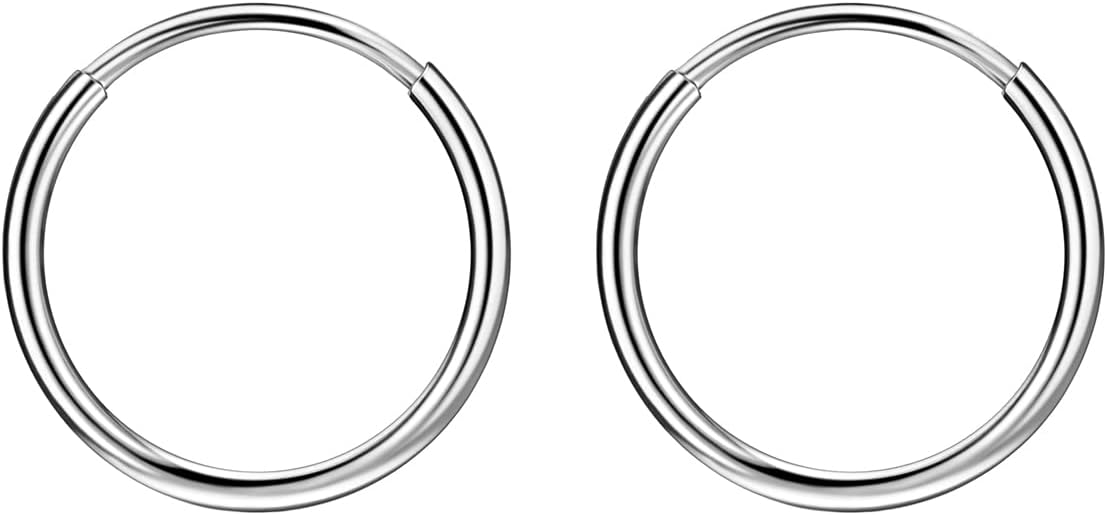Earrings for Women Hoop Earrings Trendy Cartilage Earring Hoop Surgical Steel Earrings for Men