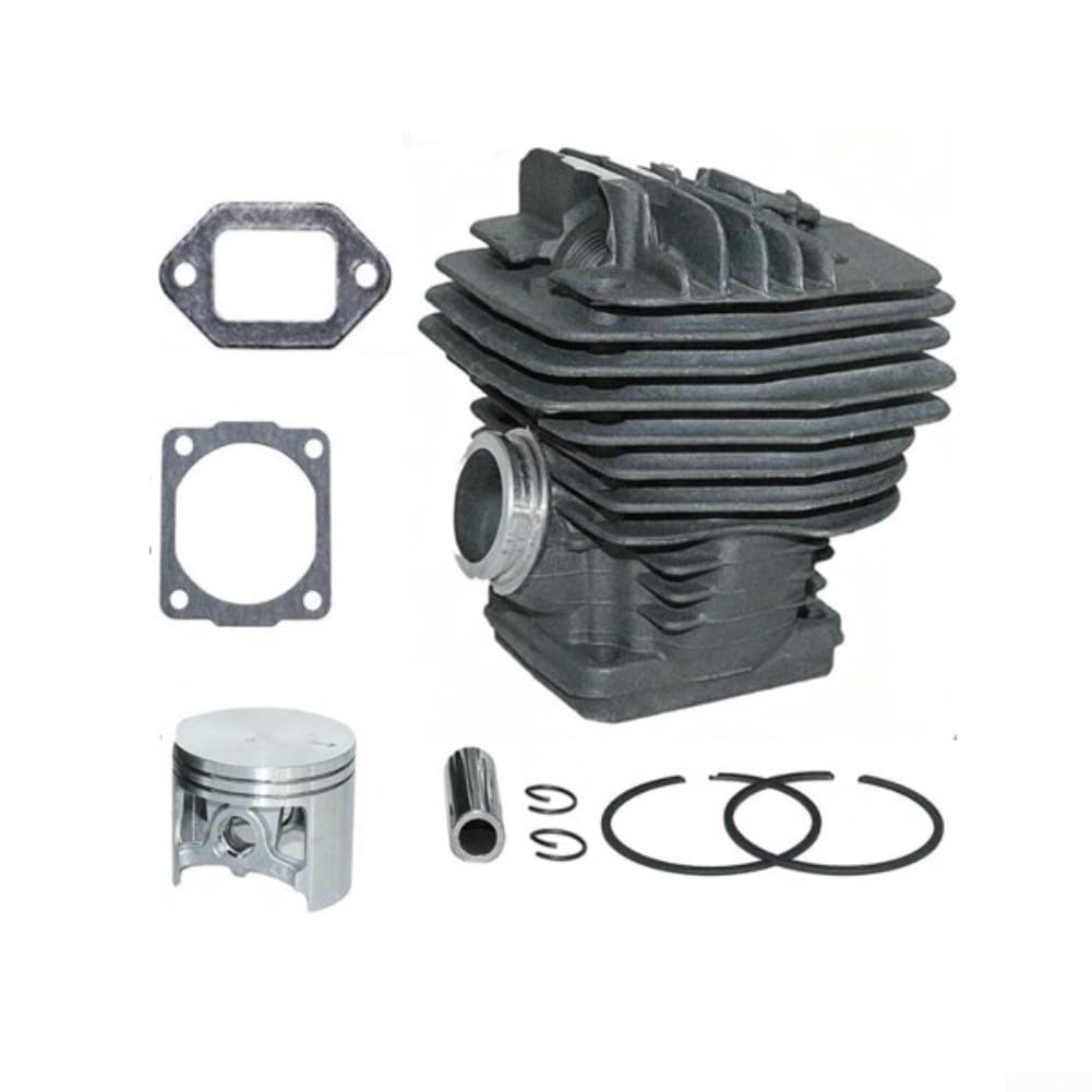 Kit de cilindro de 56 mm para motosierra MS660 066 Big Bore para pistón Anillo Junta Set Piezas de reparación del motor Plata