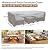 Heavy Duty Patio Furniture Covers Waterproof, Mrrihand Patio Furniture Outdoor Sectional Sofa Set , Patio Table and Chair Set Cover 89.7"L×62.2"W×28.3"H