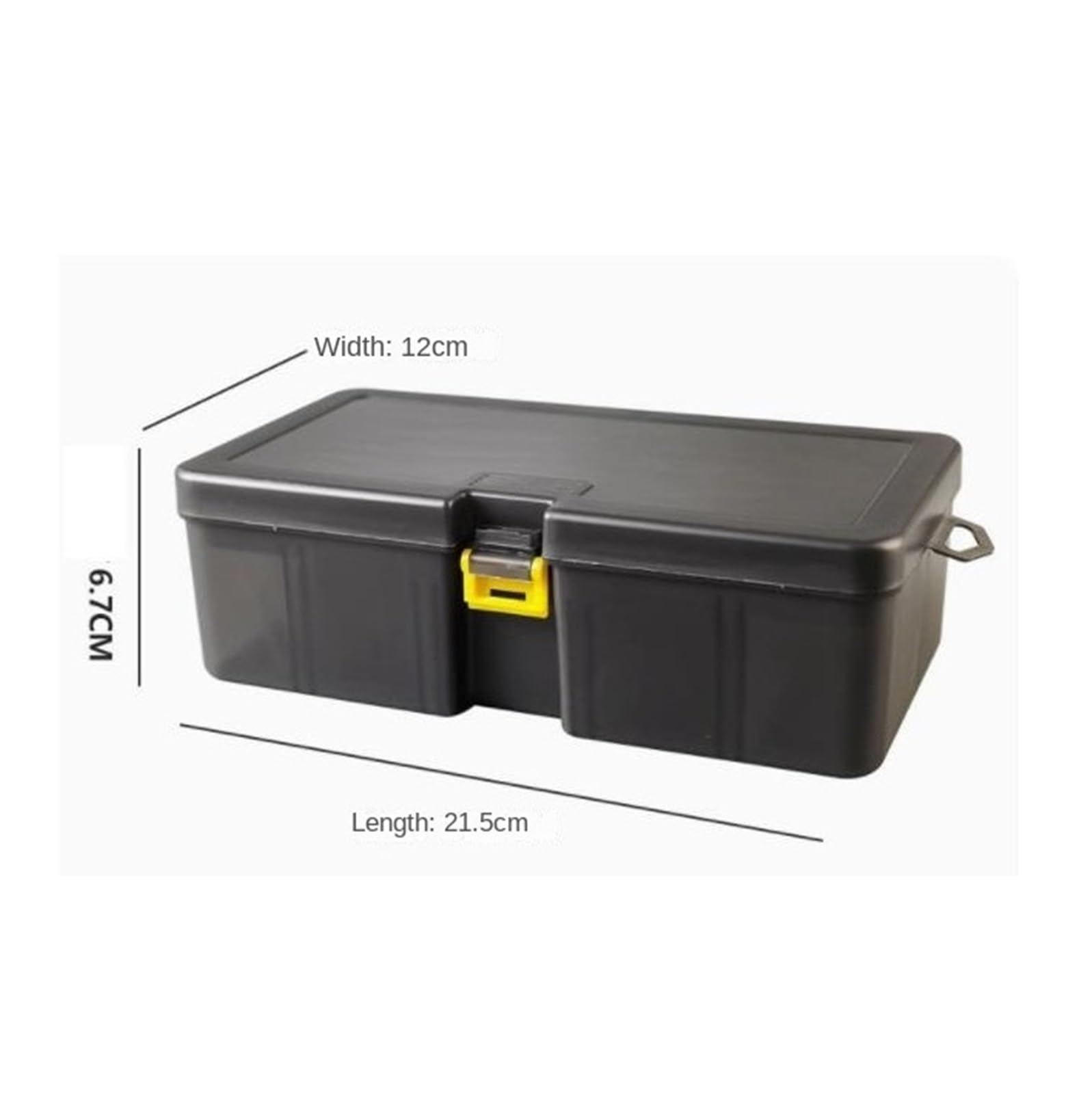 Caja de Almacenamiento de Aparejos Caja De Aparejos Pesca Con Bandeja Plegable, Divisores Ajustables, Organizador Almacenamiento Plástico Fishing Tackle Box