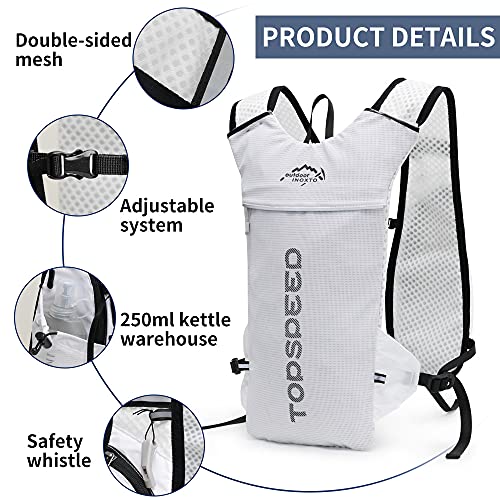 Image of INOXTO Hydration Vest Backpack, Lightweight Running Water Vest With 1.5L Bladder Bag for Hiking, Trail Running, Cycling, Marathon - Daypack for Women Men