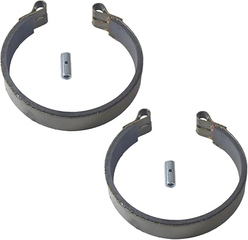 Go Kart Mini Bike 4.5" Banda de freno Go Kart Kit de freno de 4 12 pulgadas para Go-Cart ATV Mini Bike Tambor de freno, paquete de 2