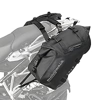 Rhinowalk Motorrad-Satteltaschen Gepäckträgertasche wasserdichte Anti-Vibrations-Motorseitentaschen Umhängetasche Motorradtaschen 48L für die meisten Adventure- und Sport-Bike-Motorradträger, 1 Paar