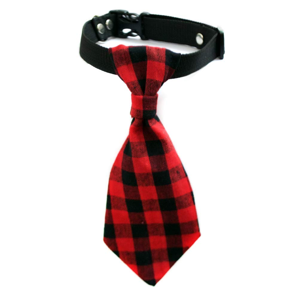 That Dog In Tuxedo The Scottish Checks Fur Dog/Pet Neck Tie Collar (Red) (B01KRFVPIS) Amazon Price History, Amazon Price Tracker