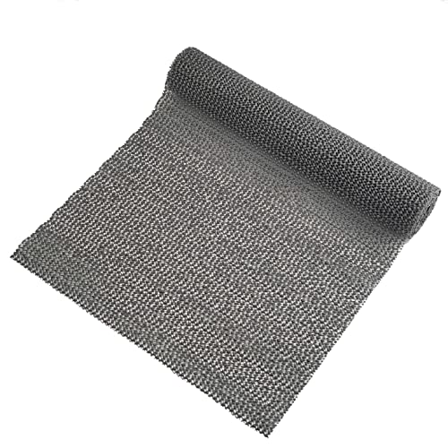 DecoHomeTextil Heimtextilmanufaktur Antirutschmatte Universalmatte Schubladenmatte Kofferraummatte Teppichstopper - Eckig Grau 60 x 150 cm - Unterlage Antibakteriell Reißfest Zuschneidbar