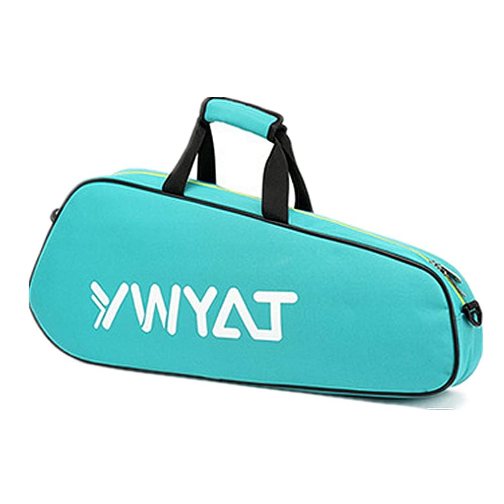 3 Sac De Raquette De Tennis avec BandoulièRe RéGlable Et DéTachable, Sac De Raquette ImperméAble, LéGer Et Spacieux pour Le Tennis Et Le Badminton