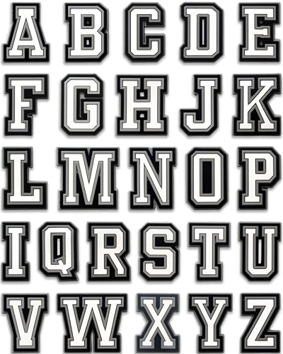 Mowzury Letter Shoe Charms for Clogs Shoe Decoration Pins Alphabet ABC-Z Characters for Kids Boys Girls Teens Men Women and Adults(26PCS)