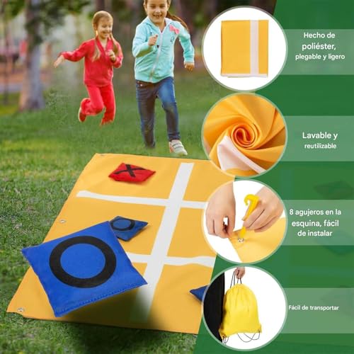 Jeu de lancement de sacs de haricots pour kermesse et jardin - 4